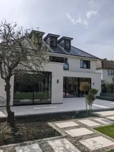 Image of a new build house