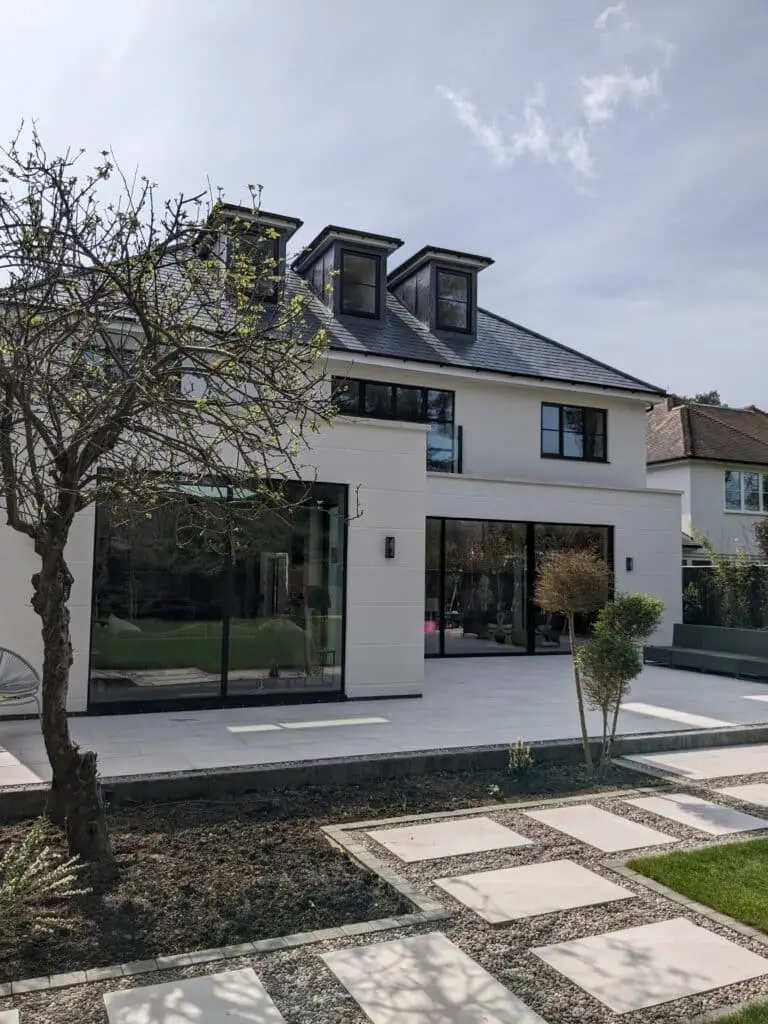 Image of a new build house